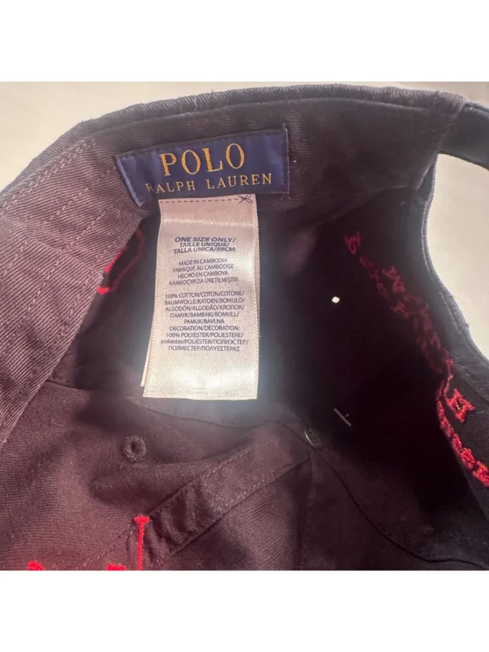 Polo Ralph Lauren Big Pony 3 Cap MCMLXVII Cotton Baseball Hat Logo Embroidered